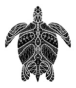 Maori Turtle Digital Art by Piotr Dulski