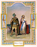 MARC ANTONY and CLEOPATRA Photograph by Granger