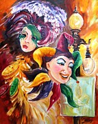 Mardi Gras Images Painting by Diane Millsap