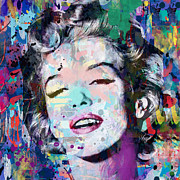   painting marlin Monroe Painting by Mark Ashkenazi