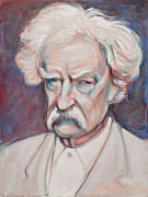 Mark Twain Painting by John Reynolds