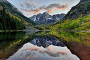 Maroon Bells Sunset Photograph by Mark Whitt