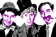 Marx Brothers Digital Art by DB Artist