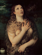 Mary Magdalene Painting by Titian