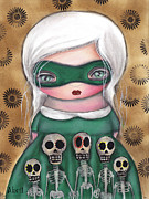 Mascara Painting by Abril Andrade