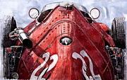 Maserati 250F Alien Painting by Yuriy Shevchuk