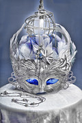 Mask Still Life Blue Photograph by Sharon Popek