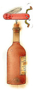Master Pocketknife 02 Painting by Kestutis Kasparavicius
