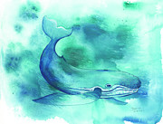 Maui Humpback Painting by Darice Machel McGuire