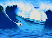 Mavericks 1999 Painting by John Kaelin