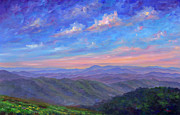Max Patch North Carolina Painting by Jeff Pittman