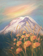 Memories of Mount Rainier Painting by Yoonhee Ko Memories of Mount Rainier Painting by Yoonhee Ko