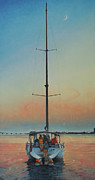 Memories with a Sunset Painting by T S Carson