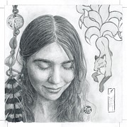 Memory of Me Drawing by Brandy Woods