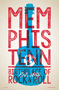 Memphis Poster - Tennessee Digital Art by Jim Zahniser