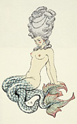 Mermaid, from Les Liaisons Dangereuses  Painting by Georges Barbier