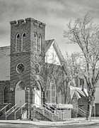 Methodist Church in Snow Photograph by The Couso Collection