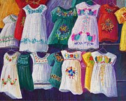 Mexican Dresses Pastel by Candy Mayer