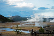 Midway Geyser area Photograph by Cindy Murphy - NightVisions