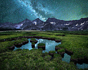 Milky Way Reflection over the Three Apostles Photograph by Aaron Spong