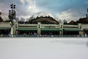 Millennium Park Ice Skating Rink Photograph by Jackson Pearson