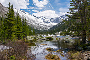 Mills Lake - Rocky Mountain National Park Photograph by Aaron Spong