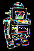 Mini D Robot Digital Art by DB Artist