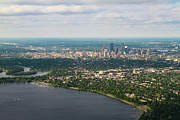 Minneapolis Aerial View 3 Photograph by Bonnie Follett