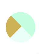Mint and Gold Ball- by Linda Woods Digital Art by Linda Woods Mint and Gold Ball- by Linda Woods Digital Art by Linda Woods