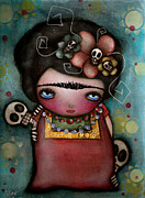 Mis Amigos Painting by Abril Andrade Mis Amigos Painting by Abril Andrade
