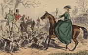Miss De Glancey captivates the Earl Painting by John Leech