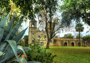 Mission Concepcion with Agave americana Photograph by Michael Tidwell Mission Concepcion with Agave americana Photograph by Michael Tidwell