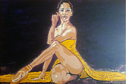 Misty Copeland Painting by Rachel Natalie Rawlins