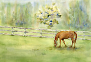 Misty Morning Painting by Amy Kirkpatrick