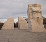 MLK Memorial Stone of Hope perspective Photograph by Arnold Hence