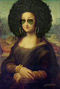 Mona Diva - Surreal Pop Art Portrait Digital Art by BFA Prints Mona Diva - Surreal Pop Art Portrait Digital Art by BFA Prints