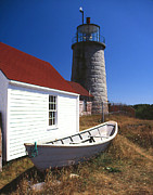 Monhegan Island Light Photograph by Steven David Roberts