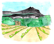 Montagne Sainte Victoire Painting by Anna Elkins