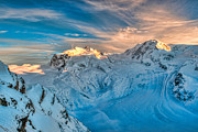 Monte Rosa and Liksam Mountains with Glaciers Photograph by Brenda Jacobs Monte Rosa and Liksam Mountains with Glaciers Photograph by Brenda Jacobs