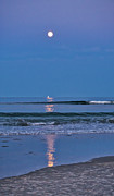 Moonlight Sail 3 - Ogunquit Beach - Maine Photograph by Steven Ralser Moonlight Sail 3 - Ogunquit Beach - Maine Photograph by Steven Ralser