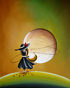 Moonrise Painting by Cindy Thornton