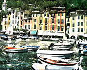 Morning in Portofino Digital Art by Donna Corless