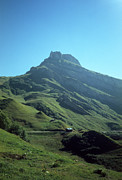 Mountain peak with farms Photograph by Fabrizio Ruggeri