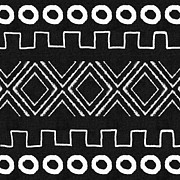  Mud Cloth 1- Art by Linda Woods Mixed Media by Linda Woods