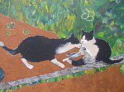 My Foot is Clean Painting by AJ Brown