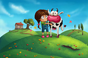 My Moo Digital Art by Tooshtoosh