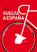 My Vuelta A Espana Minimal Poster 2015 Digital Art by Chungkong Art