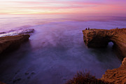 Mystic Sunset at Sunset Cliff Photograph by David Levin