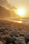 Napali Glow Photograph by Angie Schutt