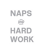 Naps And Hard Work- Art by Linda Woods Digital Art by Linda Woods